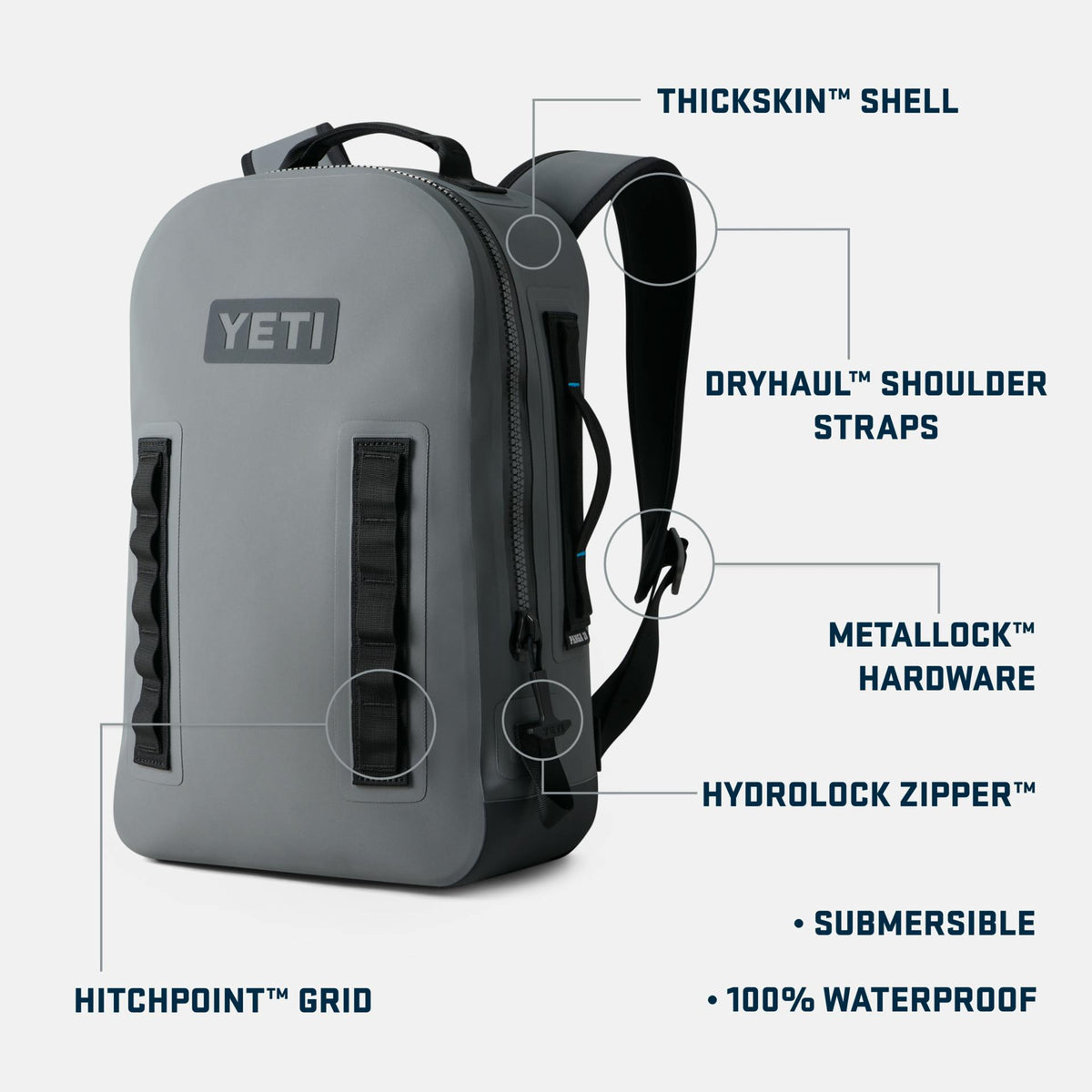 Panga 28L Waterproof Backpack Olive/King Crab Orange product photo 3