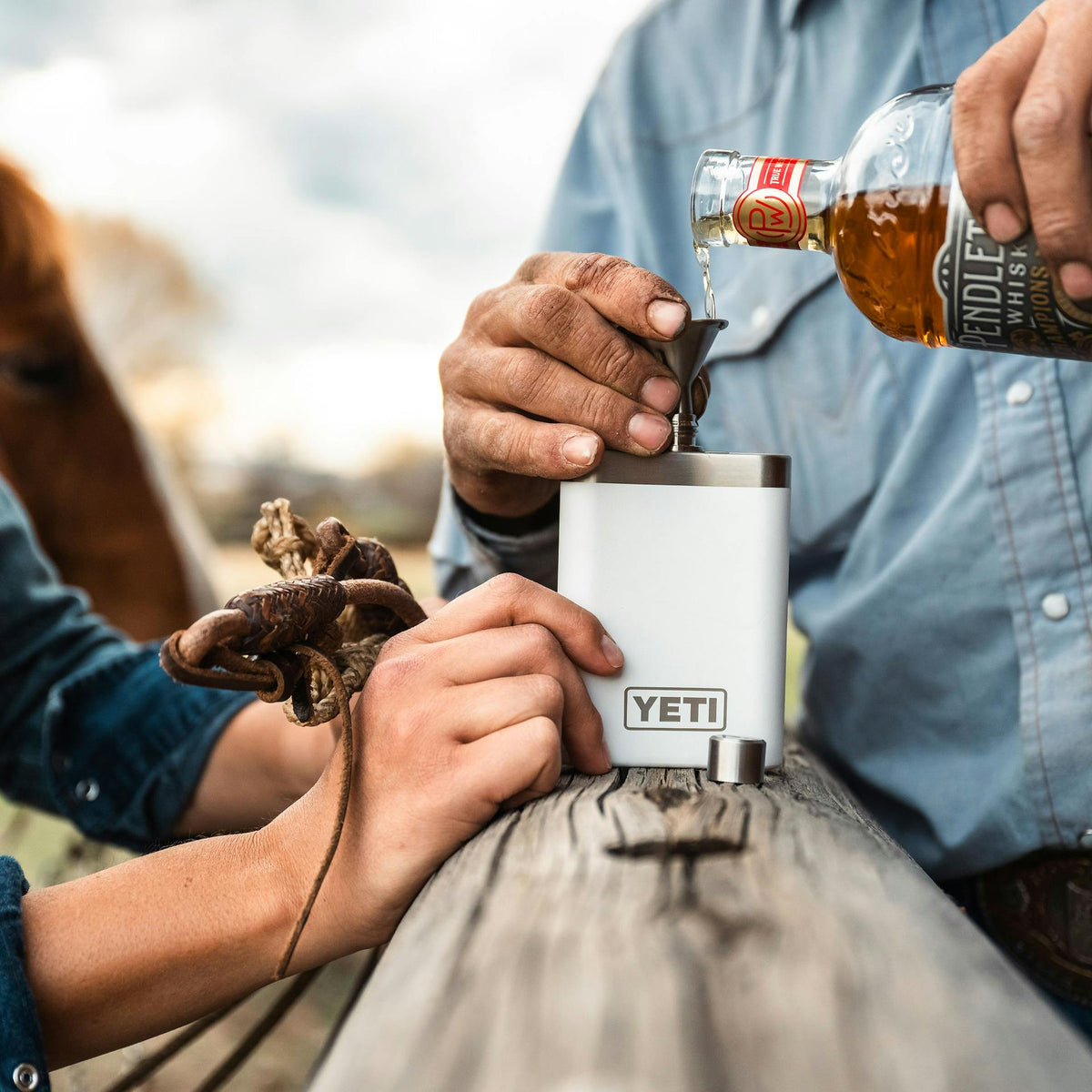 YETI Flask Upland Bird King Crab Orange product photo 4