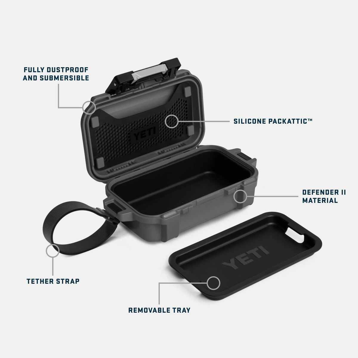 Loadout GoBox 1 Gear Case Charcoal product photo 2