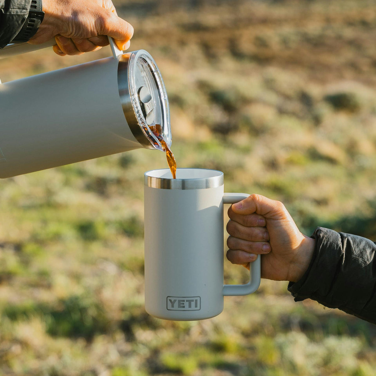 Rambler 24 oz Mug — DuraSip Ceramic Lining Wetlands Camo product photo 5