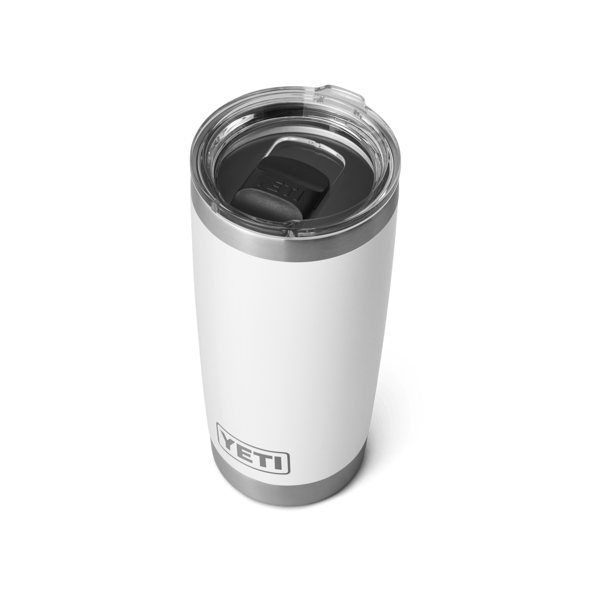 Rambler 20 oz Tumbler — Black MagSlider Lid White product photo 8