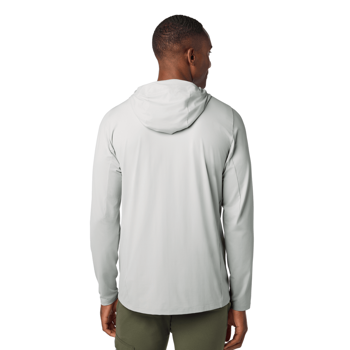 Hooded Ultra Lightweight Sunshirt Light Gray product photo 4