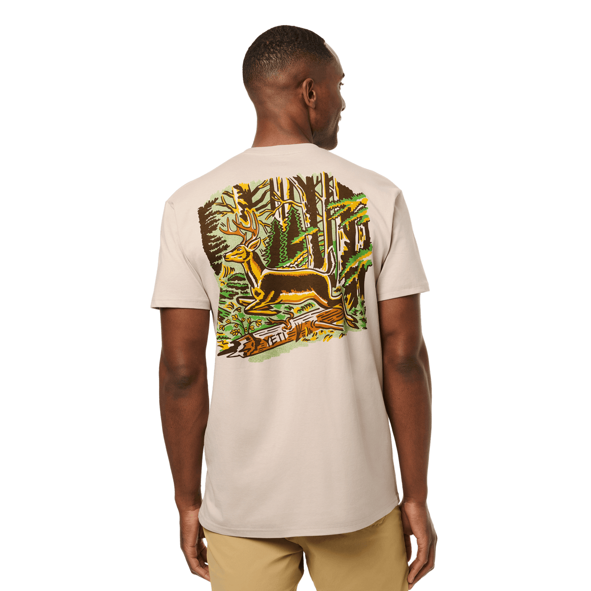 Big Buck Short Sleeve T-Shirt Bone product photo 4