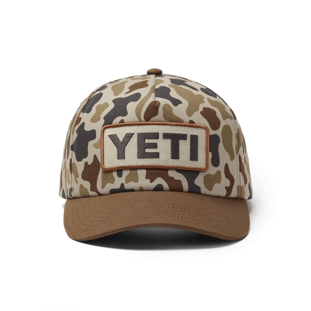 YETI Wetlands Camo Logo Badge Mid Pro Flat Brim Hat Wetlands Camo product photo 1