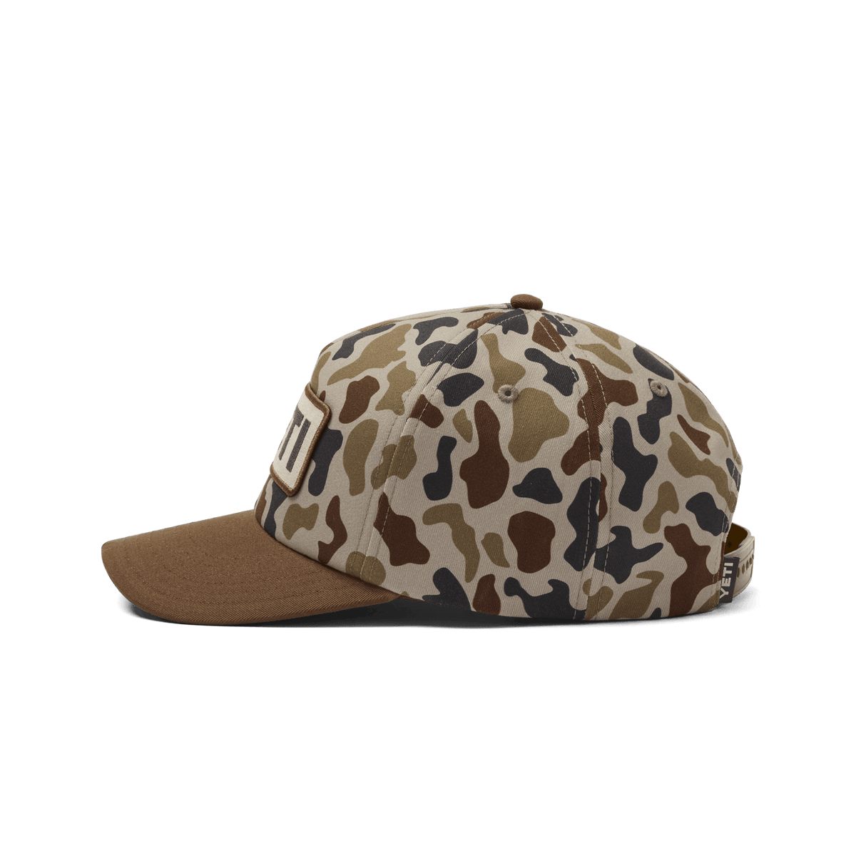 YETI Wetlands Camo Logo Badge Mid Pro Flat Brim Hat Wetlands Camo product photo 2