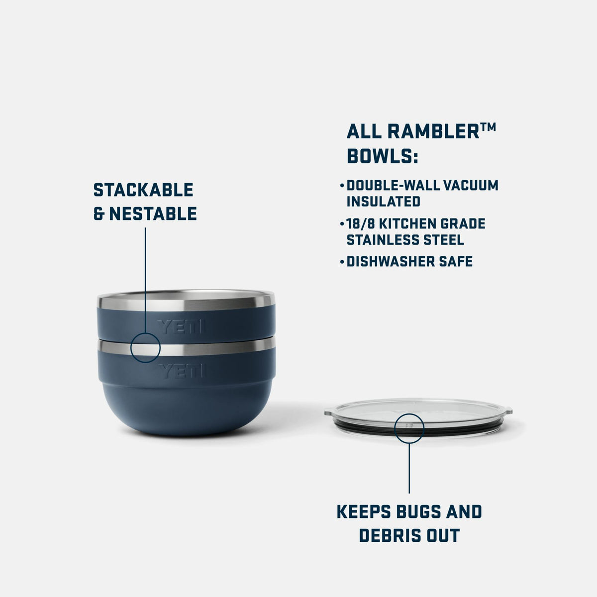 Rambler Insulated Bowl Set Ridgeline product photo 3