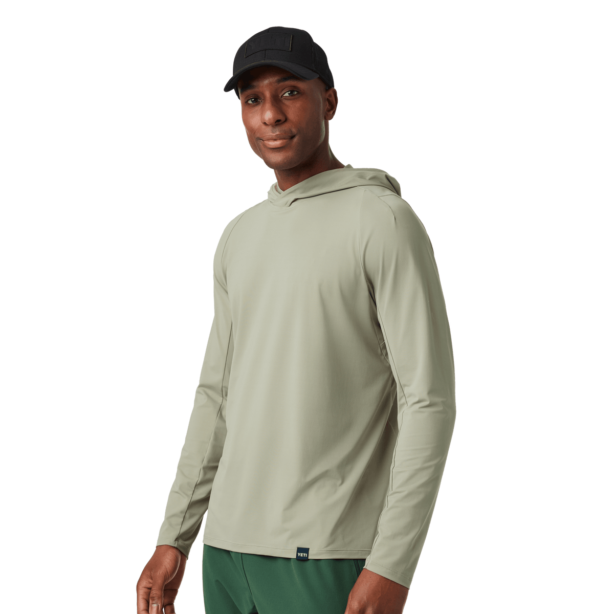 Hooded Ultra Lightweight Sunshirt Khaki product photo 7