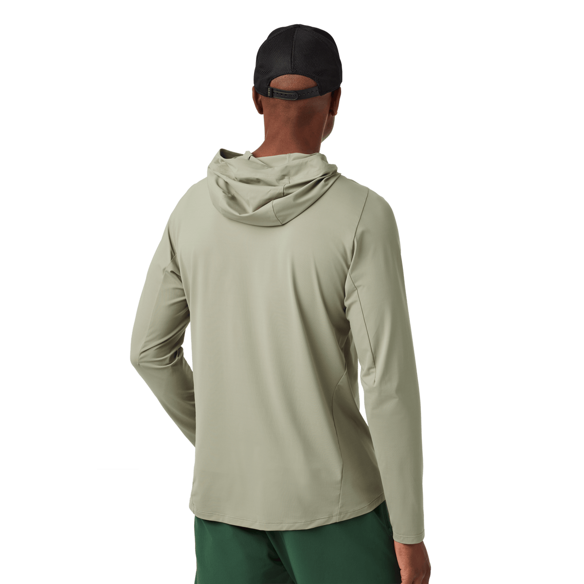 Hooded Ultra Lightweight Sunshirt Khaki product photo 8